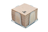 Porte-serviettes 20x20 PS Transparent -avec serviette- (Eco Nature) 12 unités 