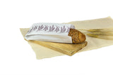 Bolsa Papel 9+5x24cm 40gr Blanco Deco. Espigas, 1.000uds