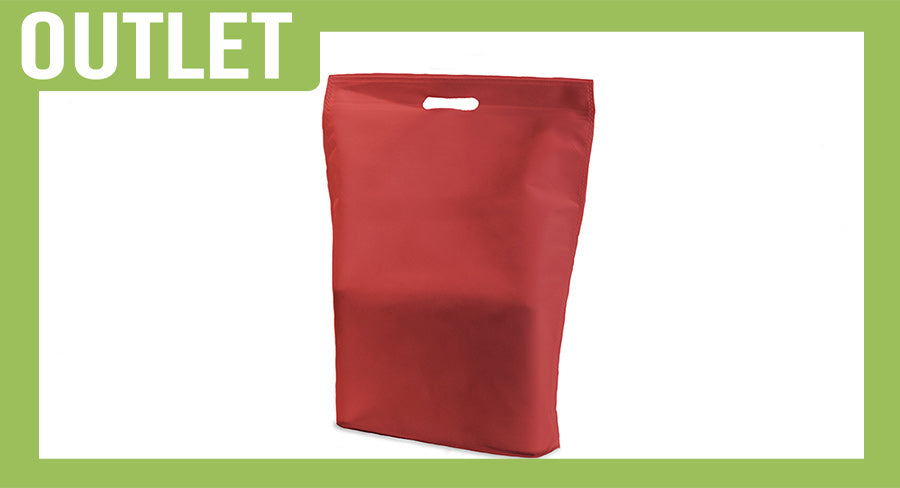 ;Bolsa Troquelada Novotex 30x40+10cm 60gr. Burdeos 500 uds.