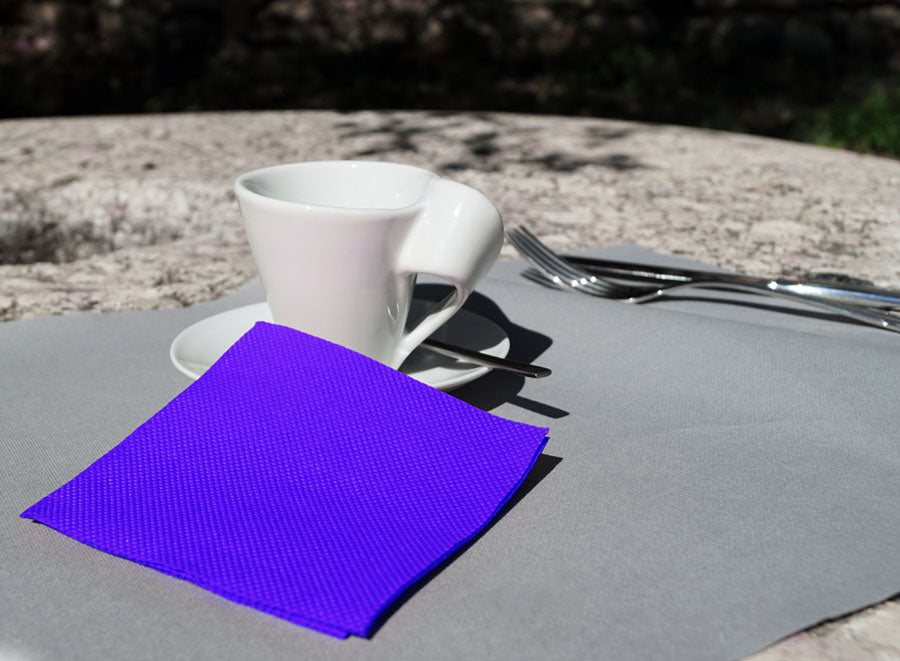 Servilletas Micropunto 20x20cm Violeta, 100uds 24pq
