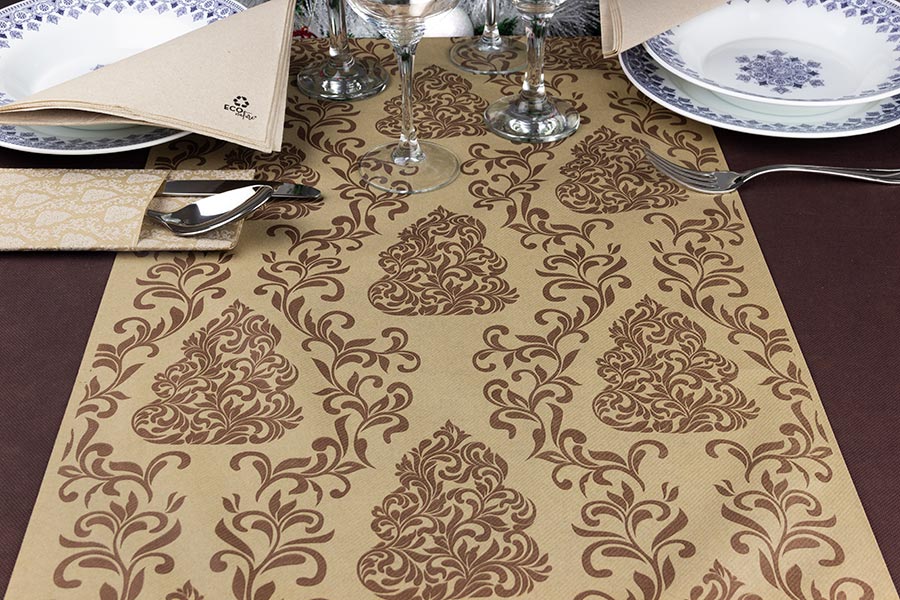 Rollo Air Soft 0,40x30m Prec. 30cm Wood Deco. Nantes Tinta Marrón