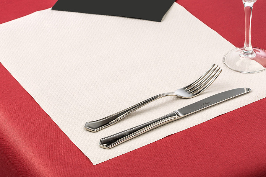 Paper tablecloth 30x40 White 37gr. 1000ud