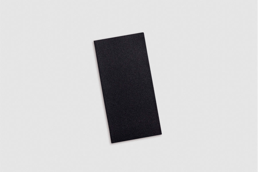 Servilleta Air Soft 40x40cm Pleg. 1/8 Negro, 480uds