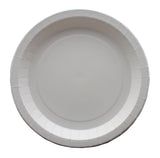 Plato Cartón Blanco Antigrasa 22cm 50 uds. 200gr 8 P/CAJA
