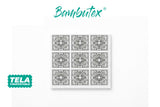 Servilleta Bambutex 40x40cm Deco. Azulejo Negro, 600uds