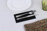 Servilletas Punta Punta 24x40cm Pleg. 1/6 Libro Negro, 1.200uds