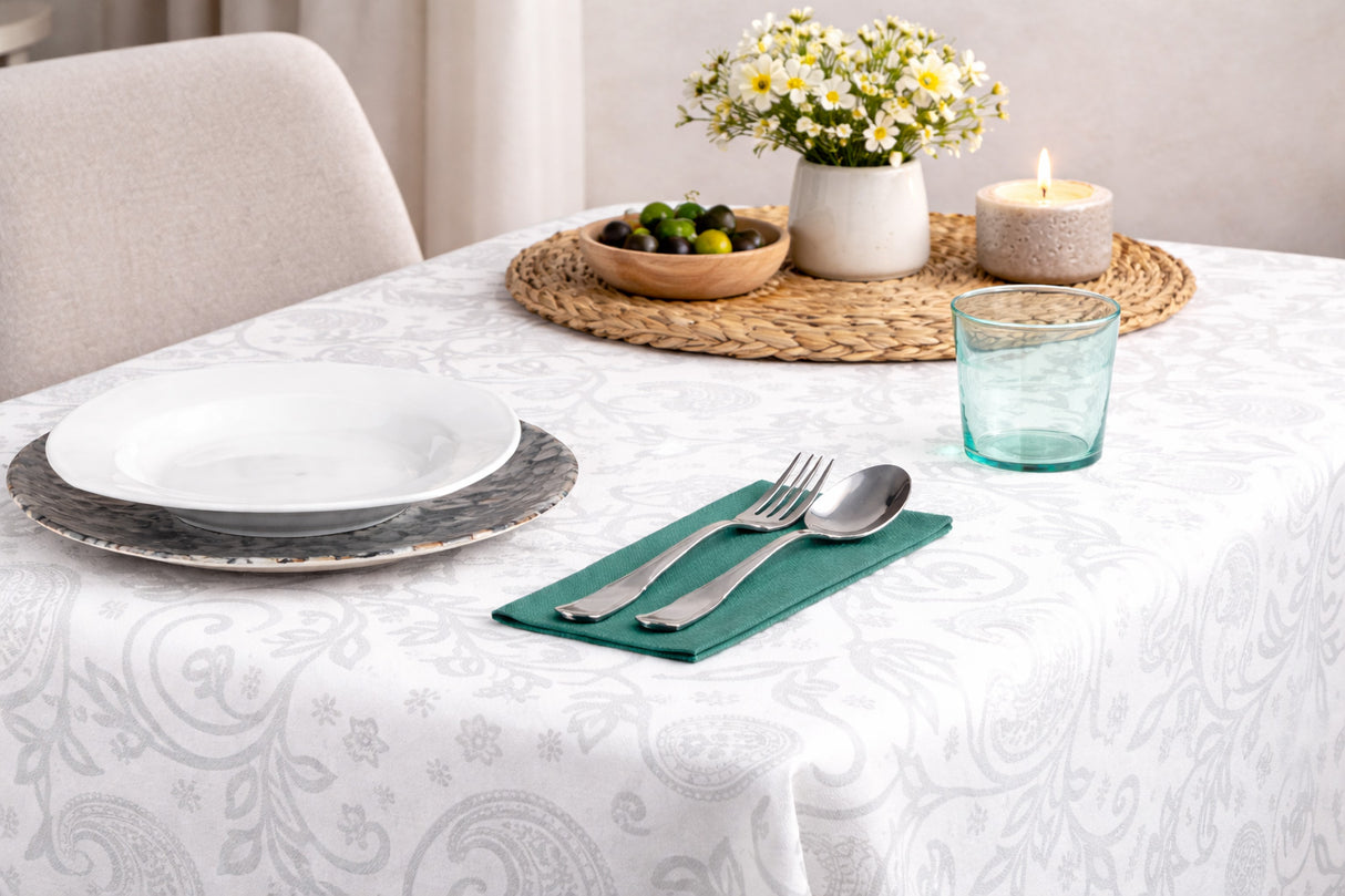 Air Soft Tablecloth 120x120 100 pcs. Deco. Gray Cashmere
