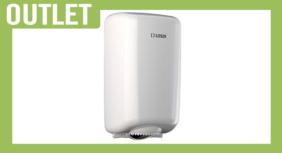 ; Dispensador de papel mecha mini ABS Blanco Losdi