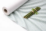 Rollo Mantel Bambulux 1x25m Blanco Deco. Montecarlo Agua Marina