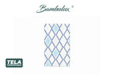 Servir. Bambulux 30x48 Pleg 1/4 480uds Déco Tresmall Azul