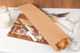 Bolsa Papel 14+7x50cm 35gr. Kraft Verjurado Rec.