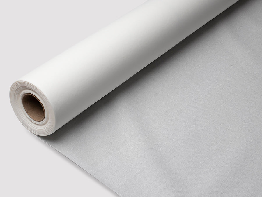 Rollo Mantel Bambulux 1x25m Blanco Deco. Capri Gris