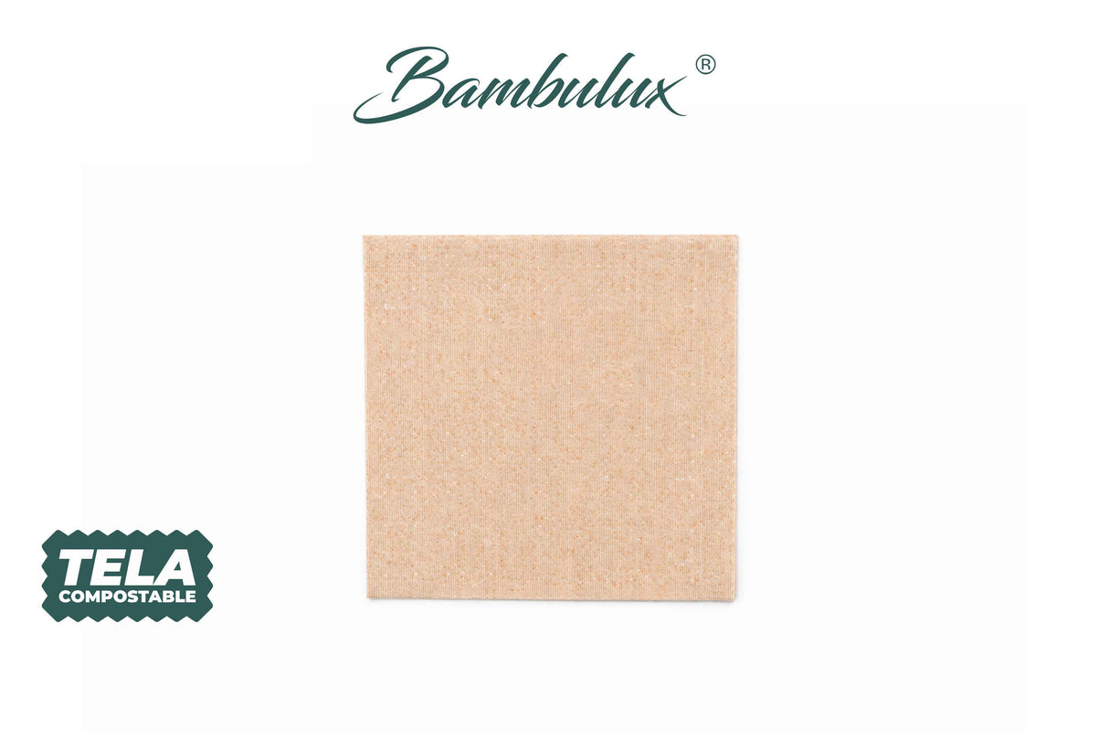 Servilleta Bambulux 40x40cm Deco. Capri Terra, 480uds