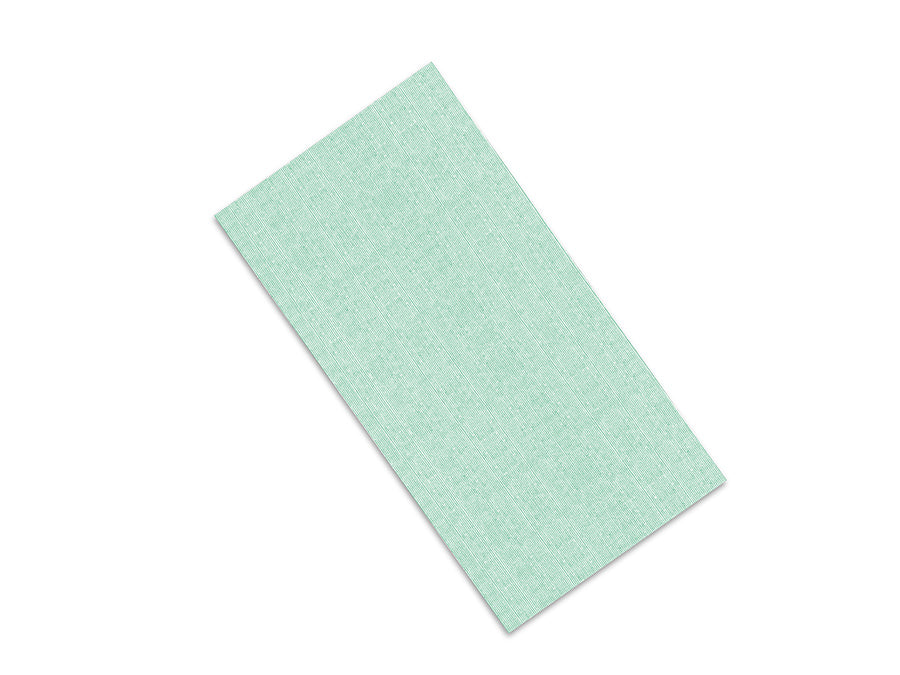 Serv. Bambutex 48x48 200 units. White Deco. Capri Aquamarine -OPEN-