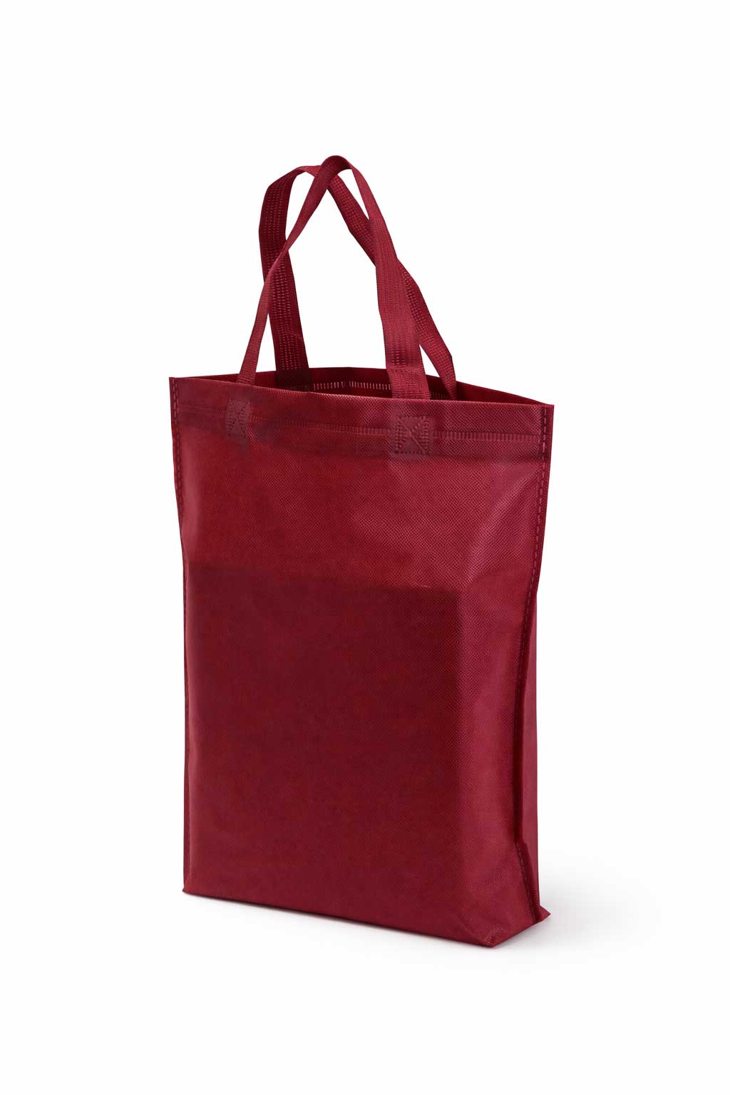 ; Bolsa Asa Lazo Novotex 30x30+10cm 60gr Burdeos, 300uds