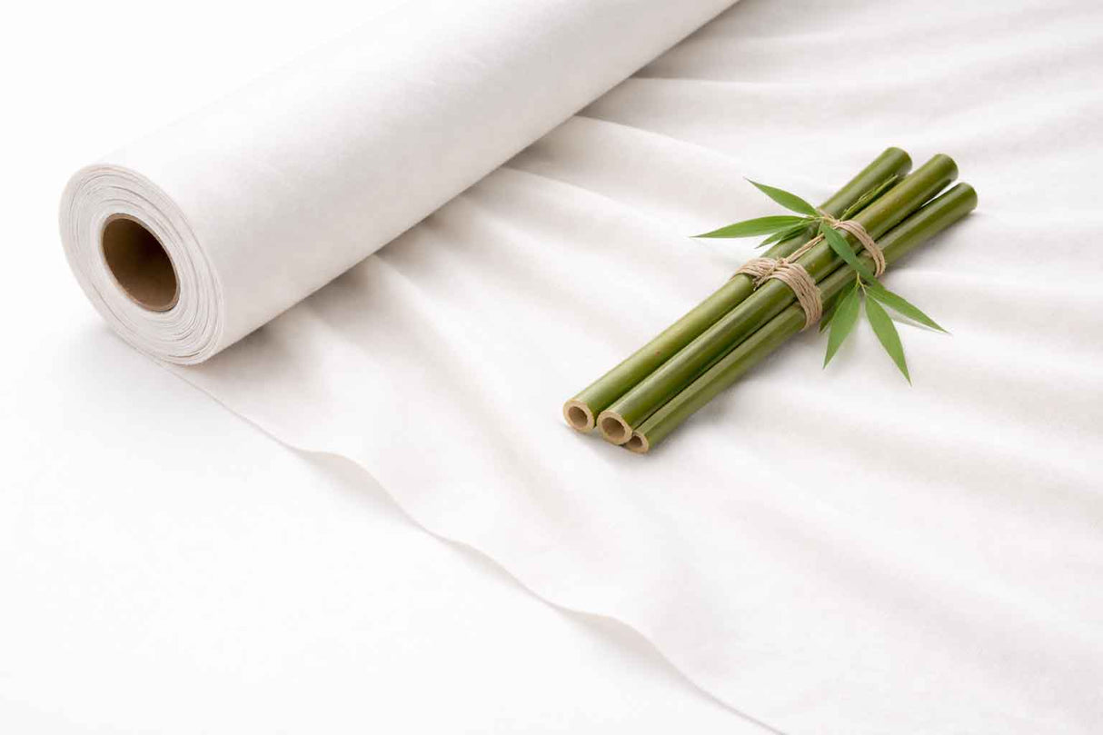 Manteau Rollo Bambulux 1x25m Blanco