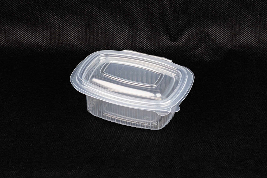 Envase Bisagra Oval -PP- 250cc. (15pq. x 50ud.)