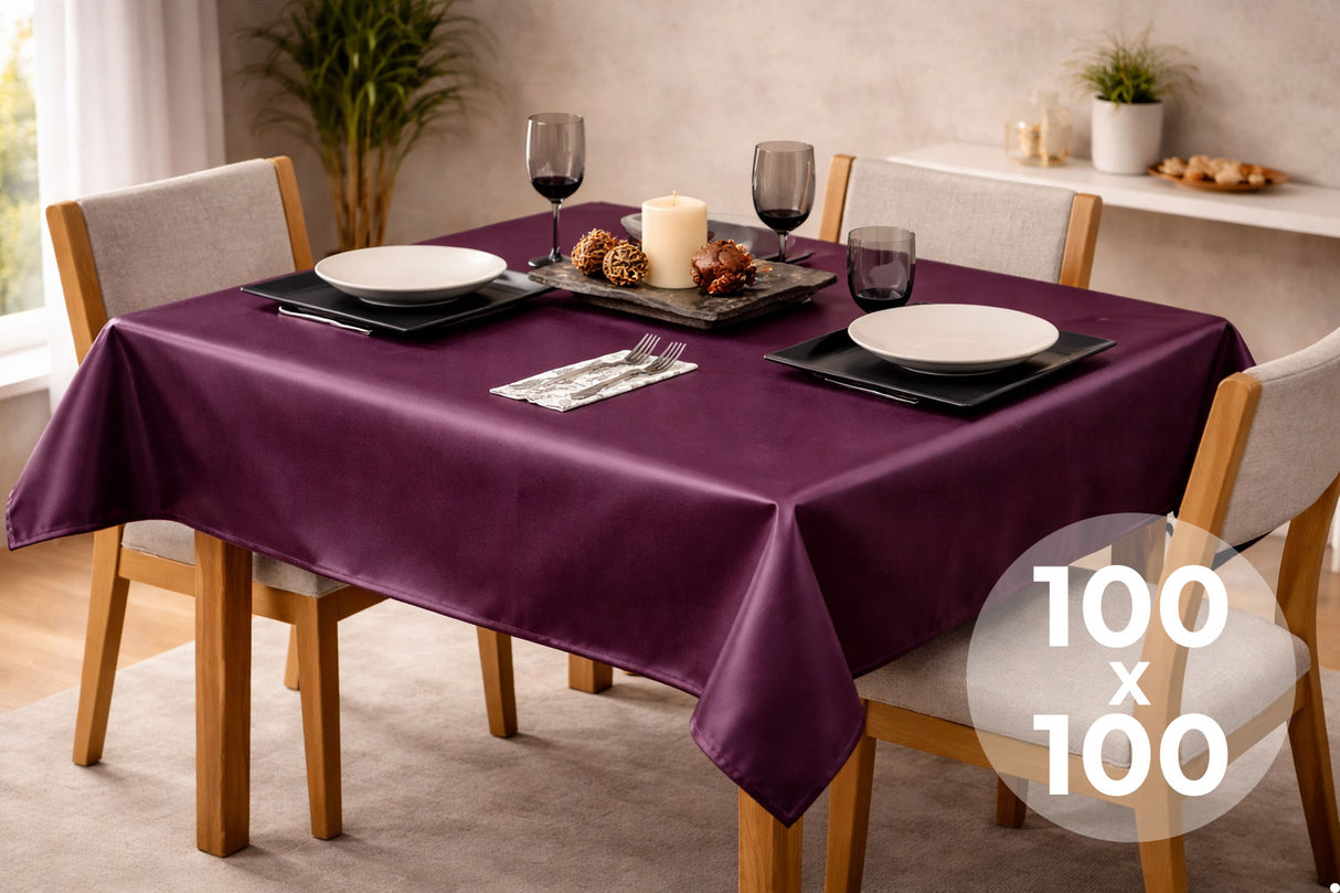 Mantel Extratela Alba Plus 100x100cm Morado (Confeccionado a 96x96cm)