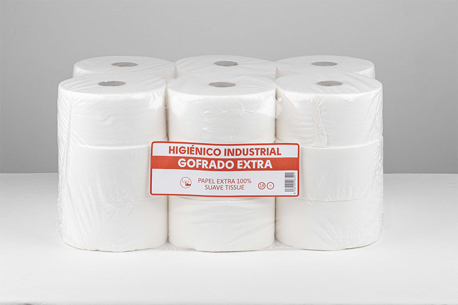 Higienico Industriel Extra Gofrado 350gr. 18 unités.