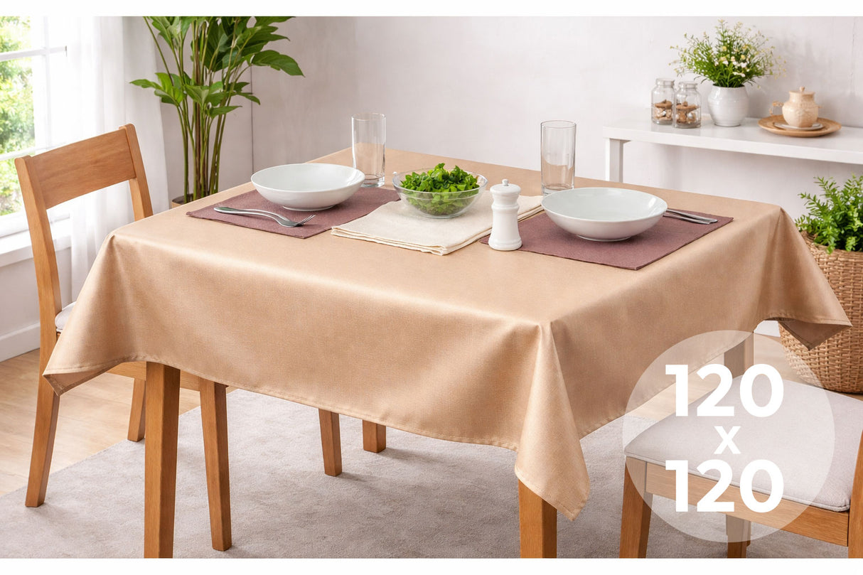 Mantel Extratela Alba Plus 120x120cm Arena (Confeccionado a 116x116cm)