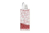 Paper Envelope Cutlery Holder 11x25cm Strokes (With napkin) 800 units Bulk
