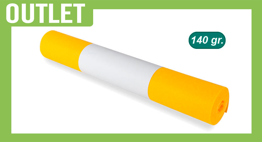 ; Rollo Bayeta Sintetica 0,36x2m 140gr Amarilla Prec. 40cm