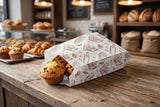 Bolsa Papel 14+7x28cm 40gr. Blanco Deco. Bakery