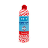 Fregona Trenzada Microfibra Rojo, 160gr,