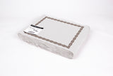 Mantel Papel 30x40cm 100gr Blanco Deco. Orla, 500uds (2x250)