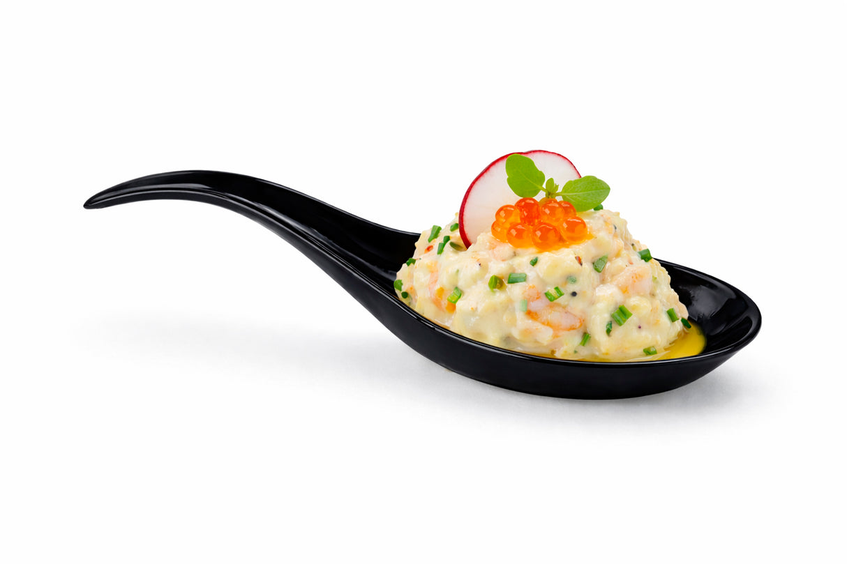 Cuchara Degustación Gourmet Negra PS Reutiliz.