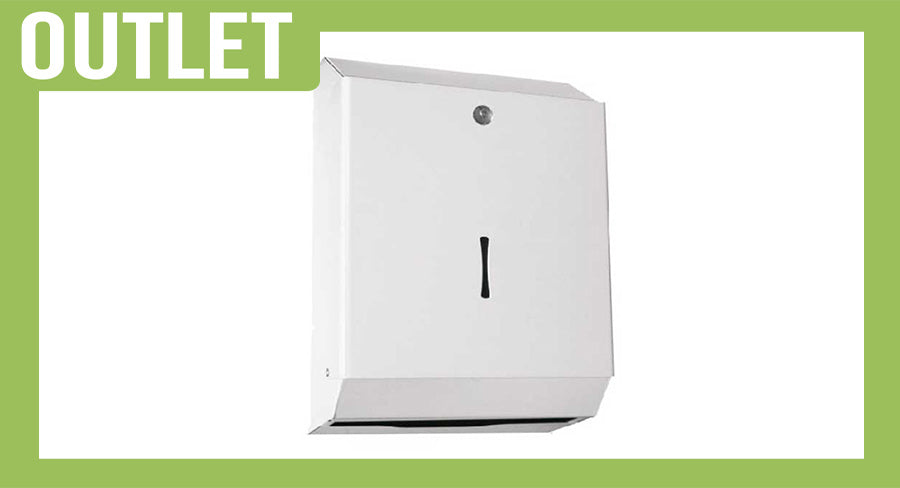 ; Porte-serviettes en acier inoxydable blanc 