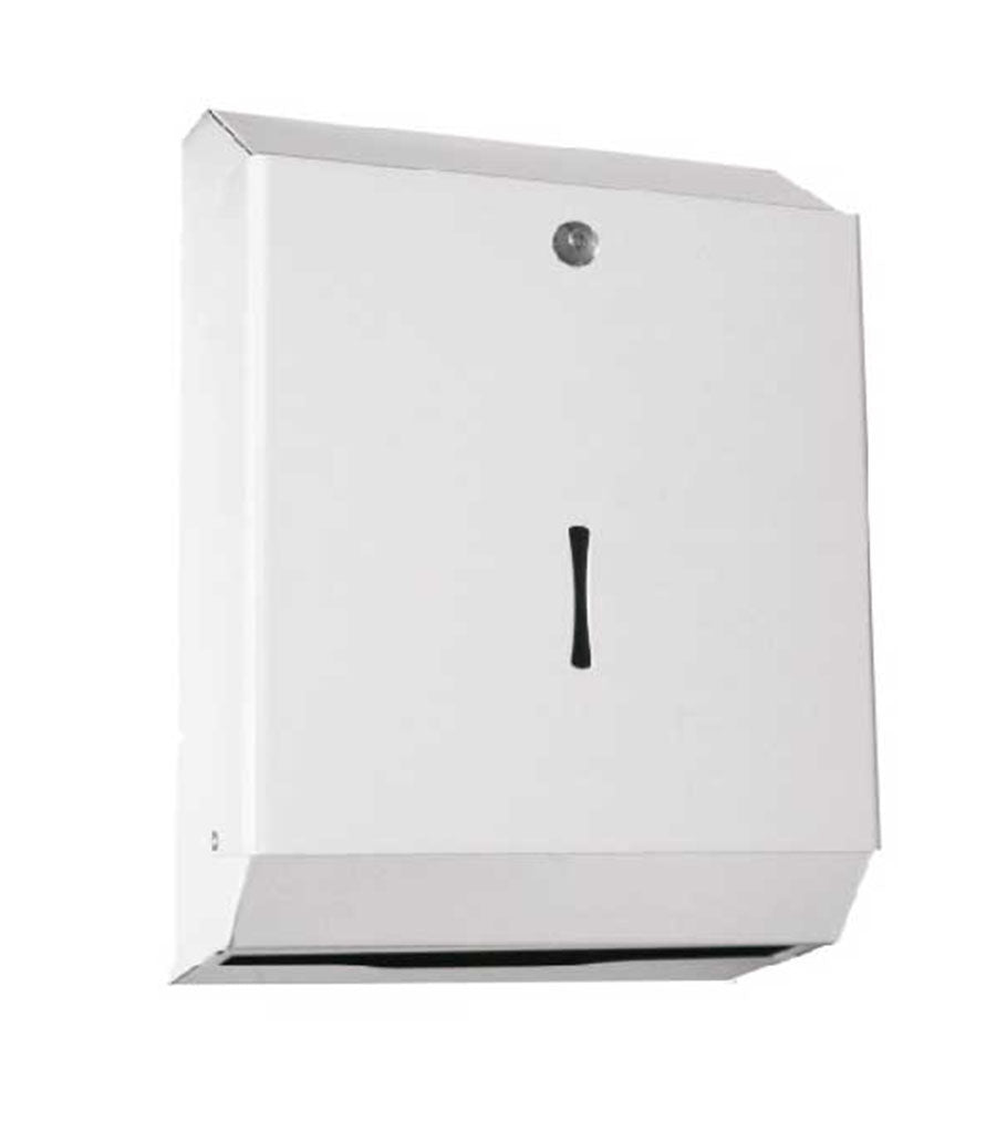 ; Disp. Towel Rack Stainless Steel White