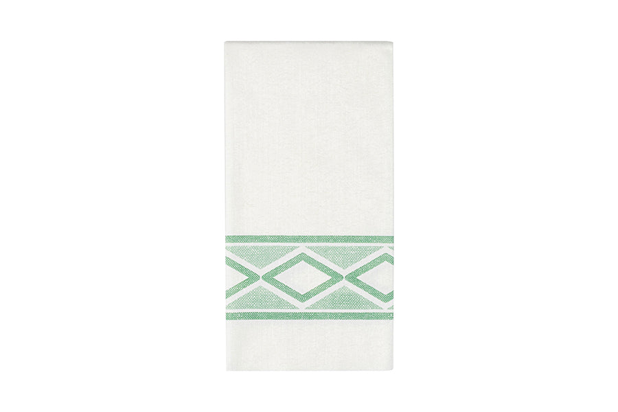 Serv. Bambulux 48x48 Pl. 1/8 300uds. Blanco DL VE Deco. Delfos Verde