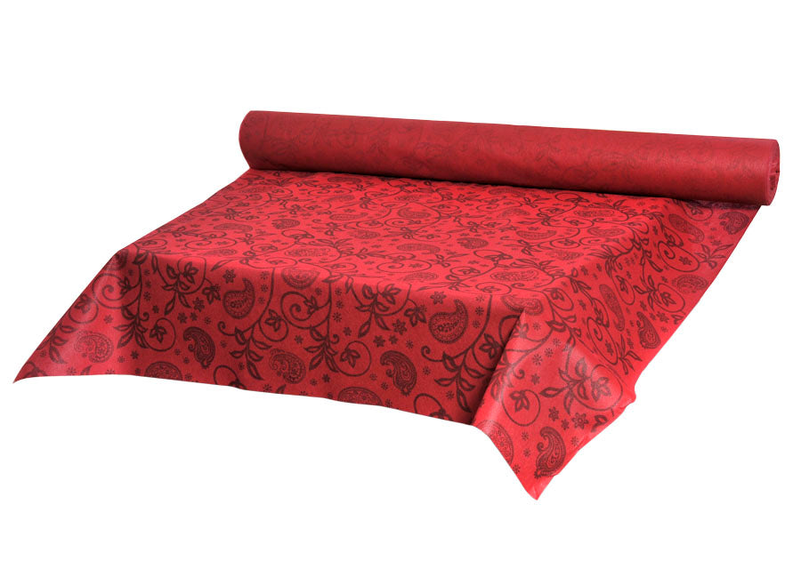 Rollo Mantel Novotex 1,20x50m Prec. 40cm Burdeos Deco. Cachemir