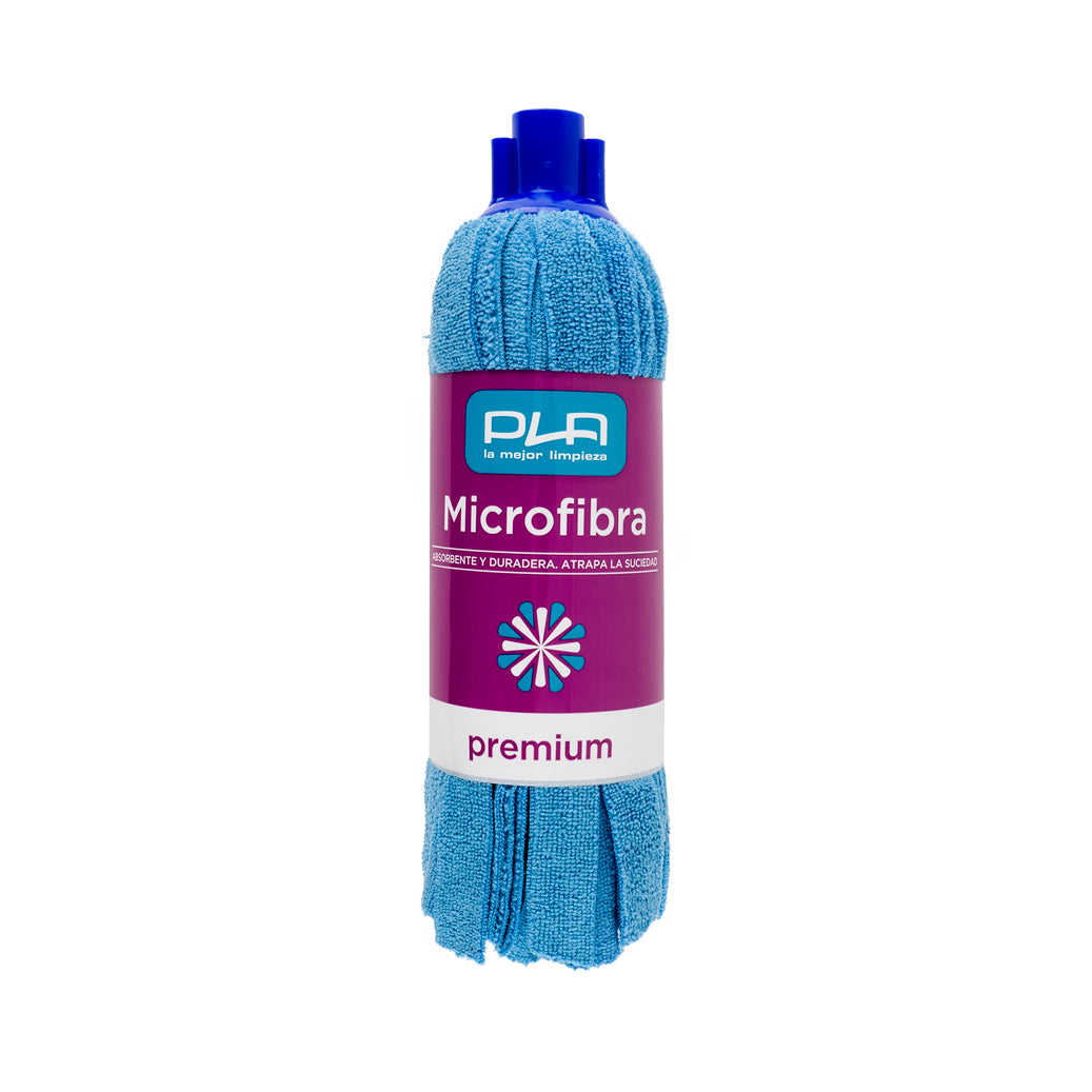 Fregona Tiras Microfibra Premium Azul,165gr,