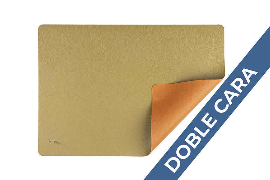 Mantel Polipiel 30x43cm Verde-Naranja (12pq x 12uds)
