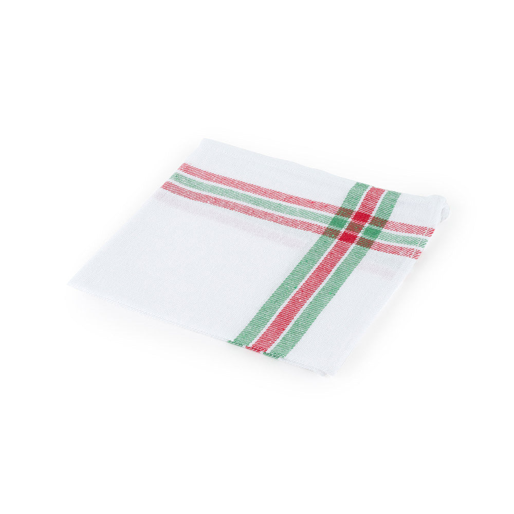Paño Sarga Basic Blanco Pack 12 uds, (45x40cm)