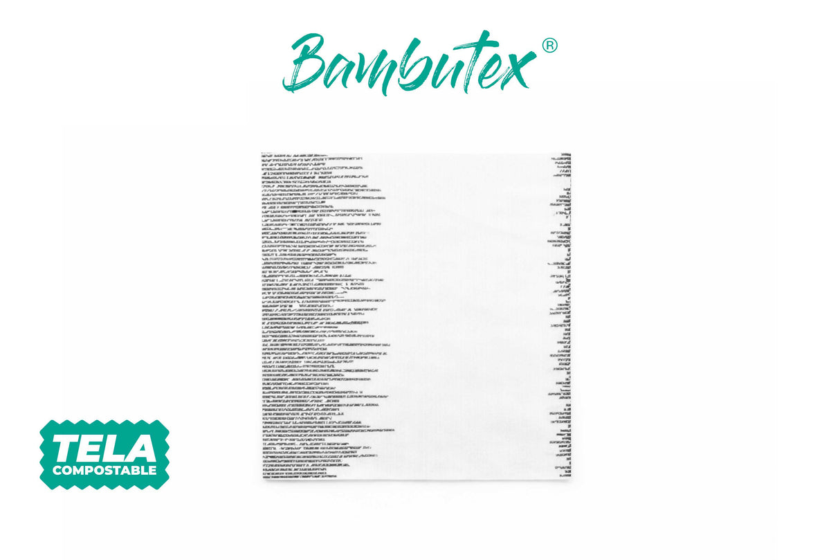 Servilleta Bambutex 48x48cm Deco. Sonora Negro, 300uds