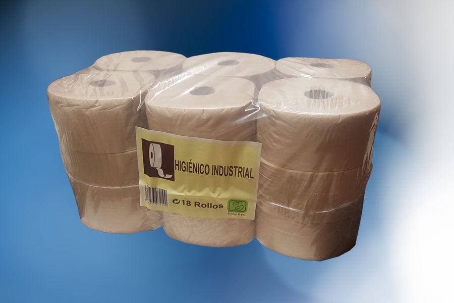 Hygiénique industriel. Eco Nature Laminé 330gr. 18 uds.
