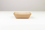 Anti-grease Kraft tray 195x135x55mm (4pq x 150u)