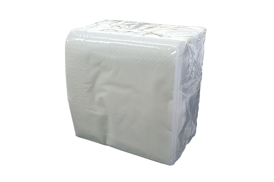 Servilleta 2 Capas 30x30cm Blanco, 4800uds