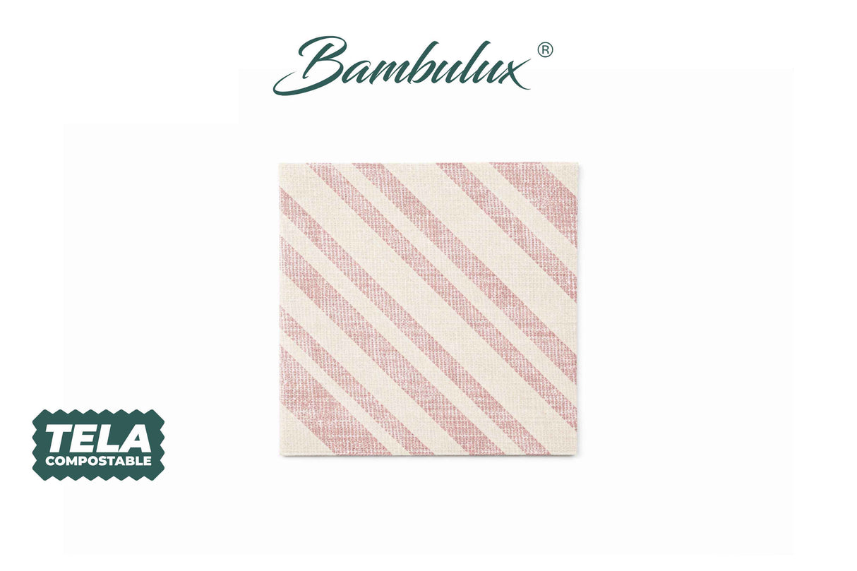 Servir. Bambulux 40x40cm 480uds Déco. Marea Bordeaux