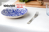 Mantel Papel 100x100cm 40gr Tipo E Blanco, 480uds
