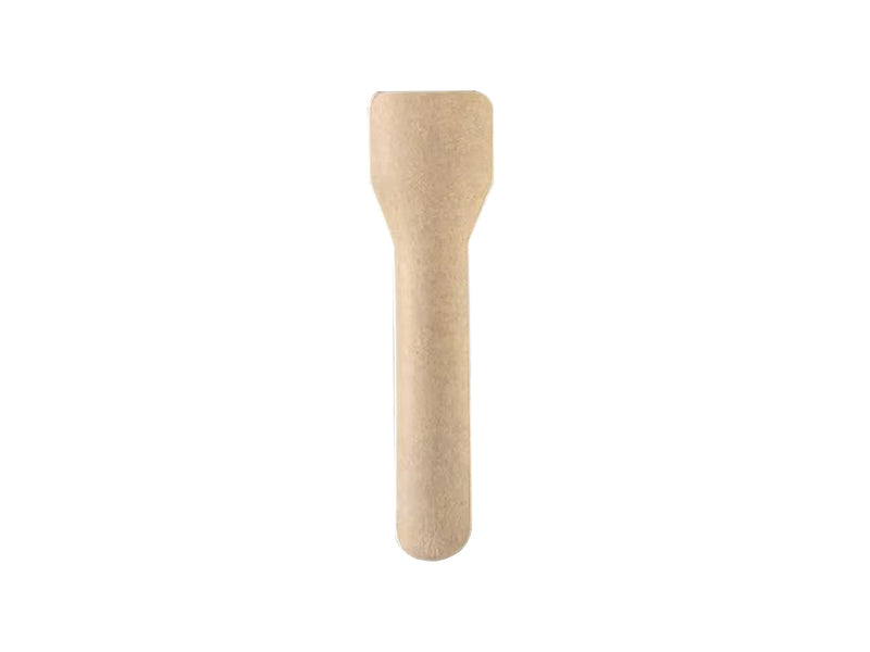 Cuchara rígida papel kraft helado 94 mm, 9 capas