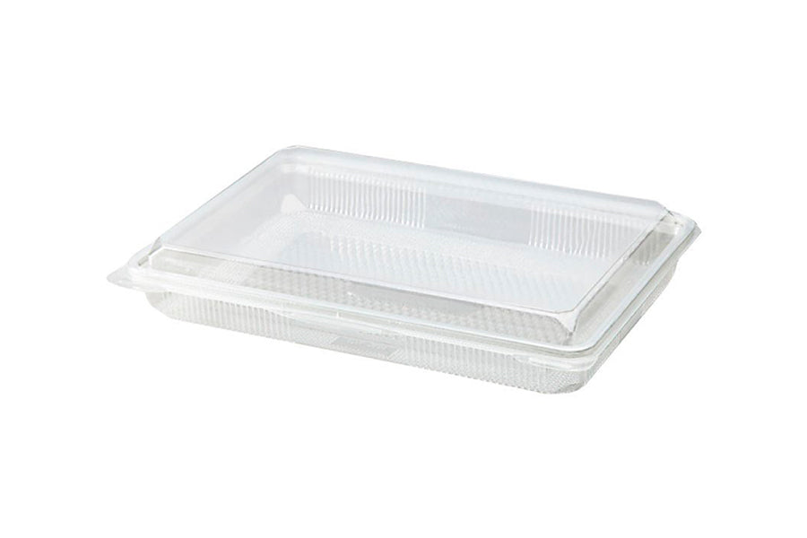 ;Envase tapa bisagra loncheados -pet- 1.000cc 25ud (-15ºC à +55ºC)