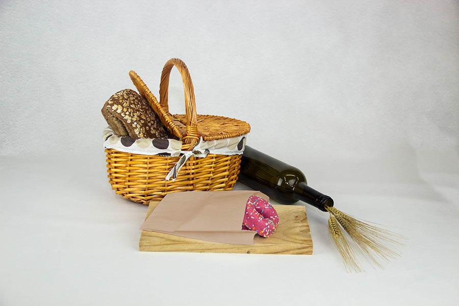 Bolsa Papel Antigrasa Eco Nature 12+6x20cm 35gr 1.000 uds.