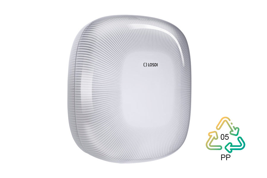Disp. Losdi White Polypropylene Towel Holder