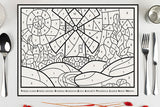 Mantel Papel 28x40,5cm 80gr Deco. Molino Impresion Offset, 500uds