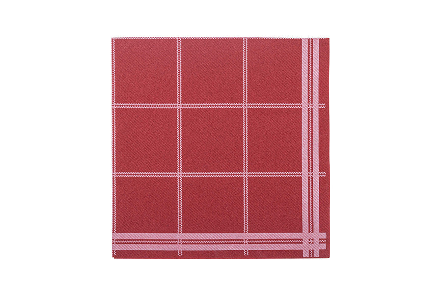 Servilleta Air Soft 48x48cm Burdeos Deco. Lyon, 400uds