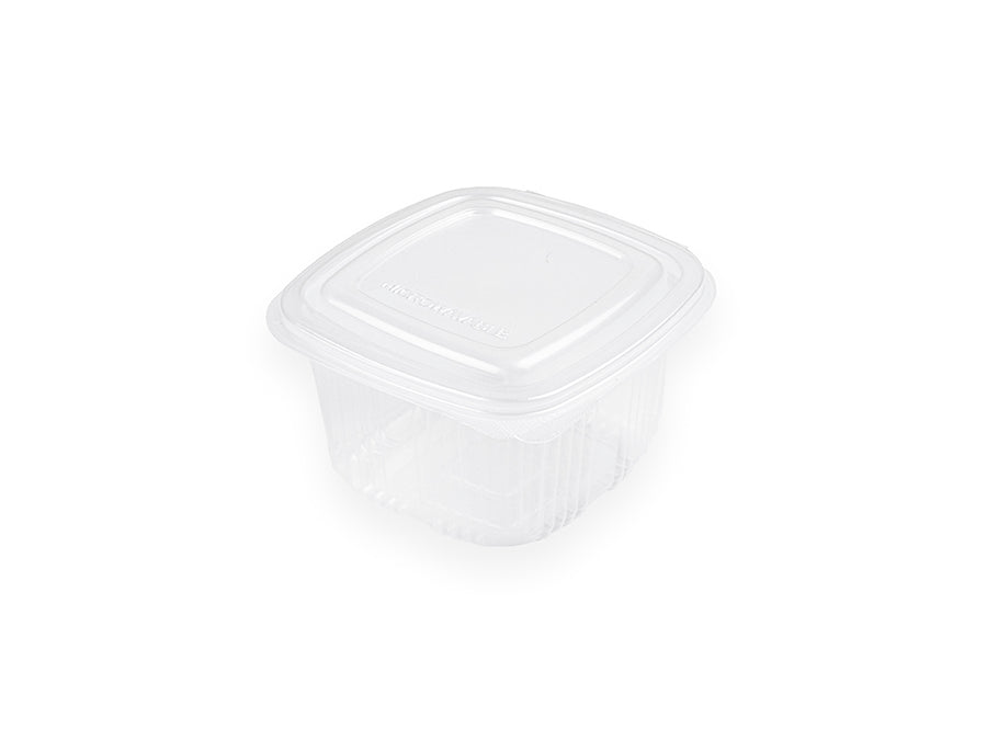 ; Envase Bisagra Microondas -PP- 375cc 100 uds (-5ºC à +120ºC)